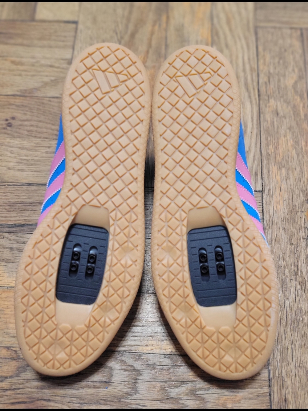 Adidas Velosamba Lea Shoes Blue Pink Size 10 - Picture 7 of 8